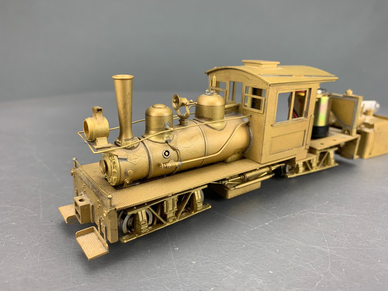 On2 Brass KTM Models 13 Ton Shay w/Grandt Line Drive O2897