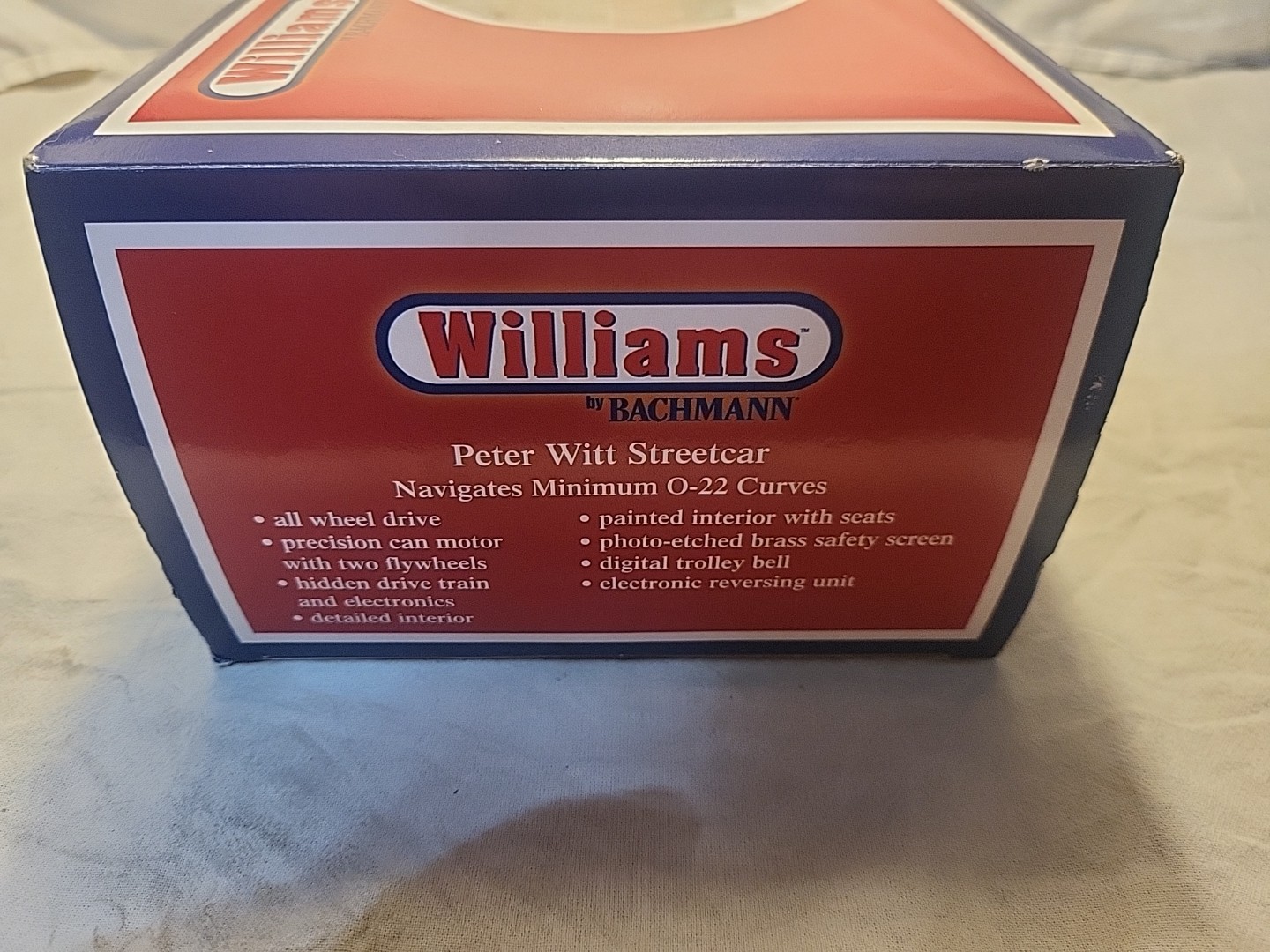 Williams by Bachmann 23902 PETER WITT STREETCAR-CHICAGO SURFACE LINES NIB