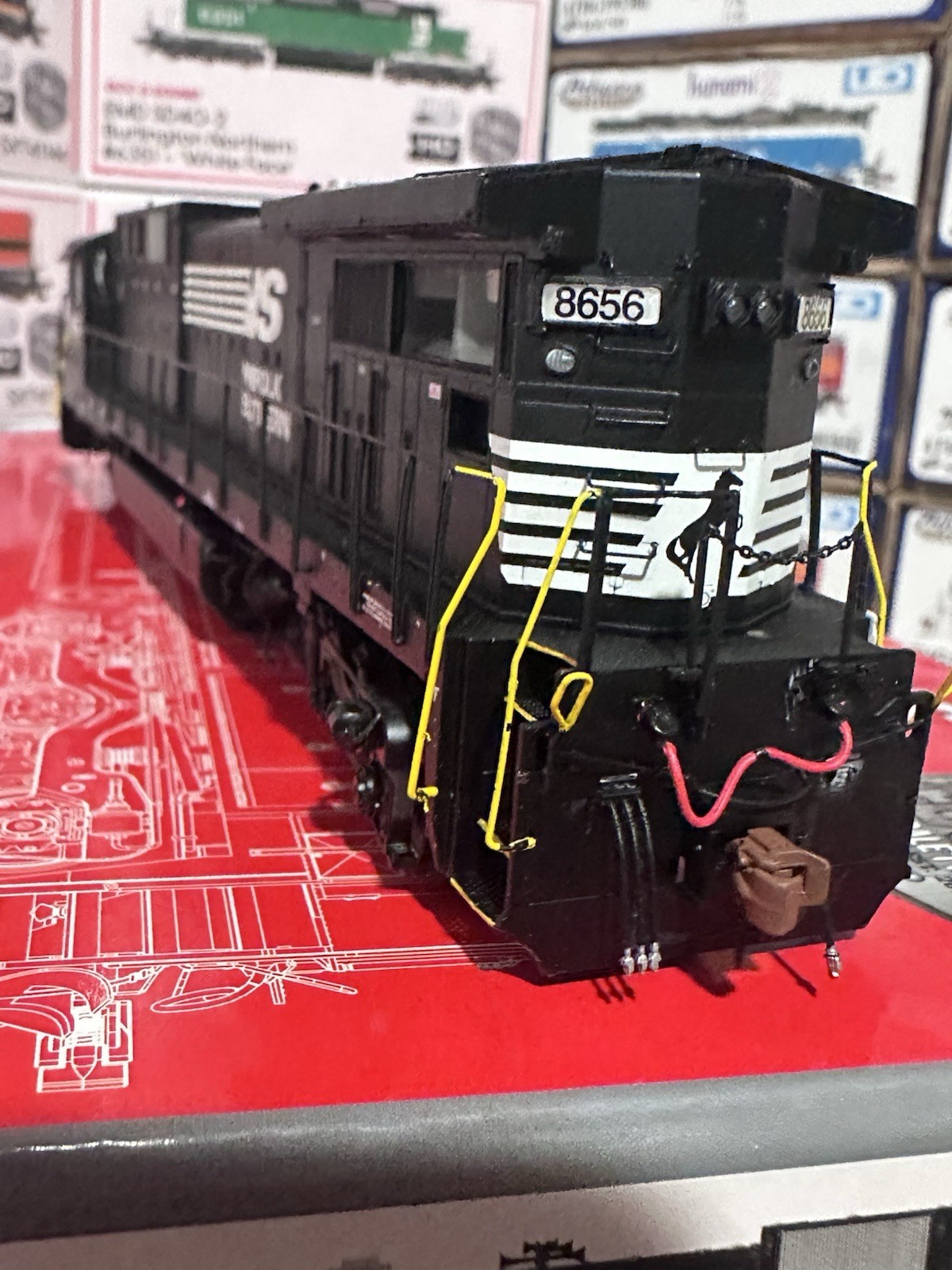 Scaletrains HO GE C39-8 Phase III Norfolk Southern #8656 DCC&Sound USED Heavily