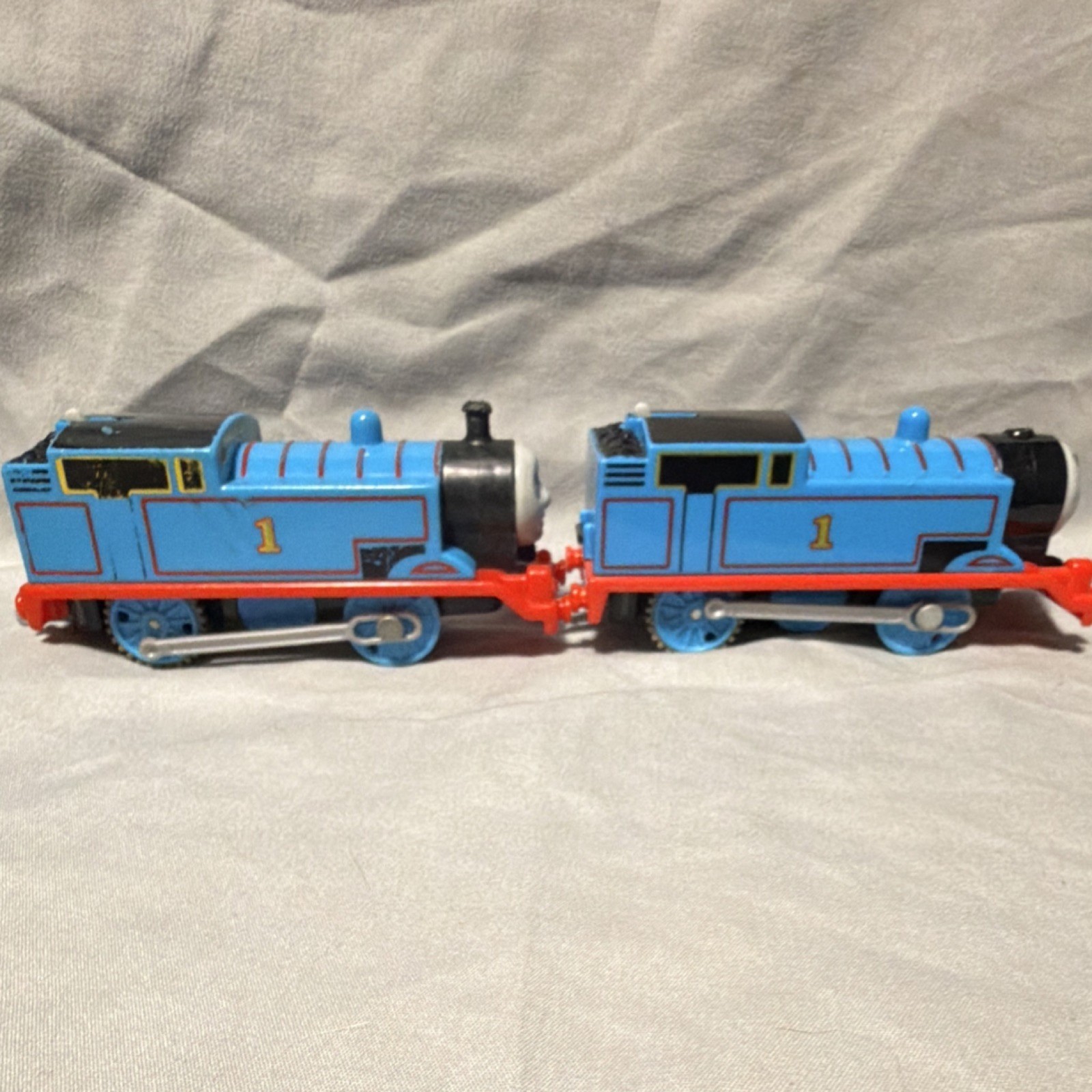 2x Thomas the Tank Engine Locomotive Train Plastic Lot of 2 – Tested/Not Working