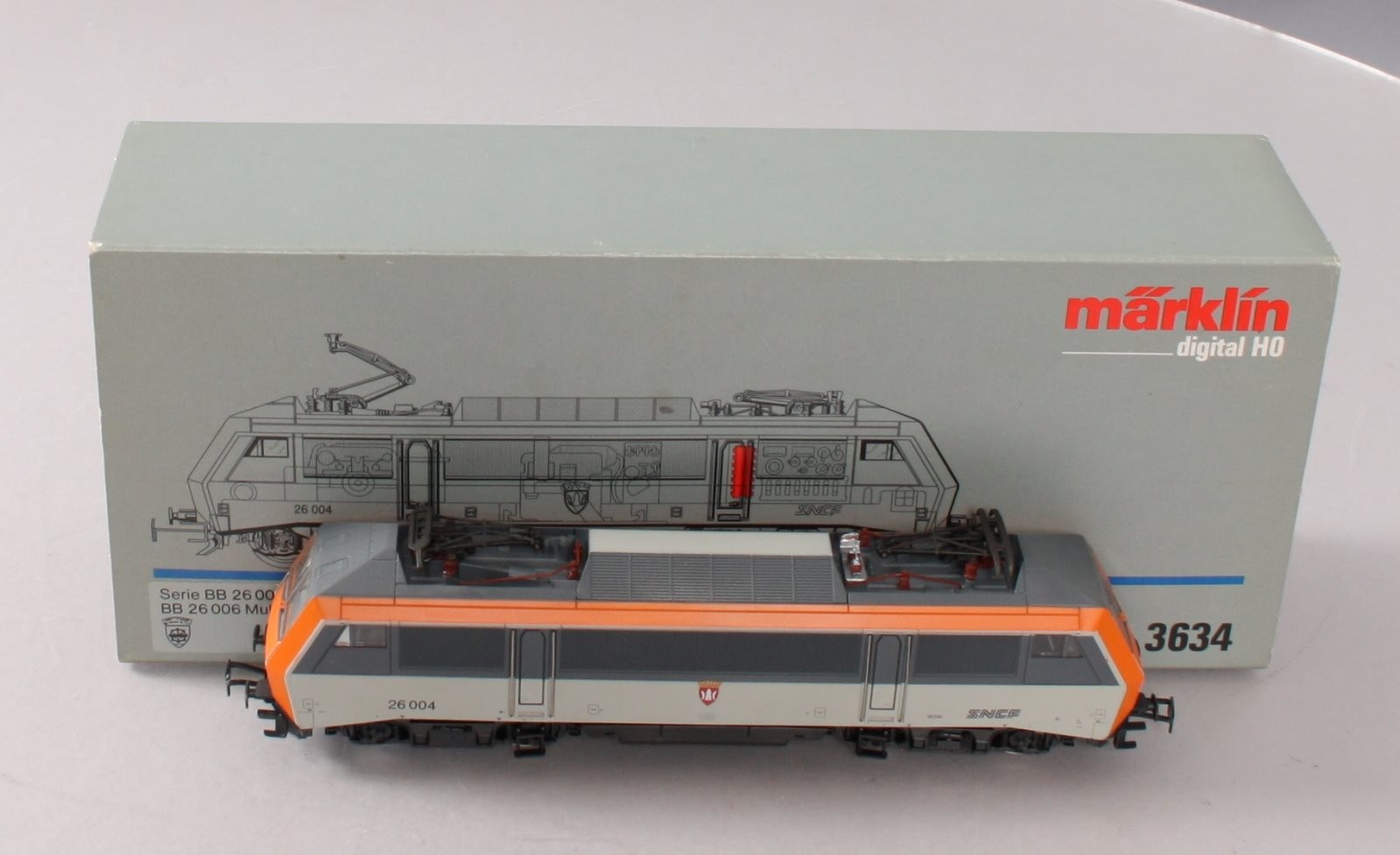 Marklin 3634 HO Scale Serie BB Electric Loco. LN/Box