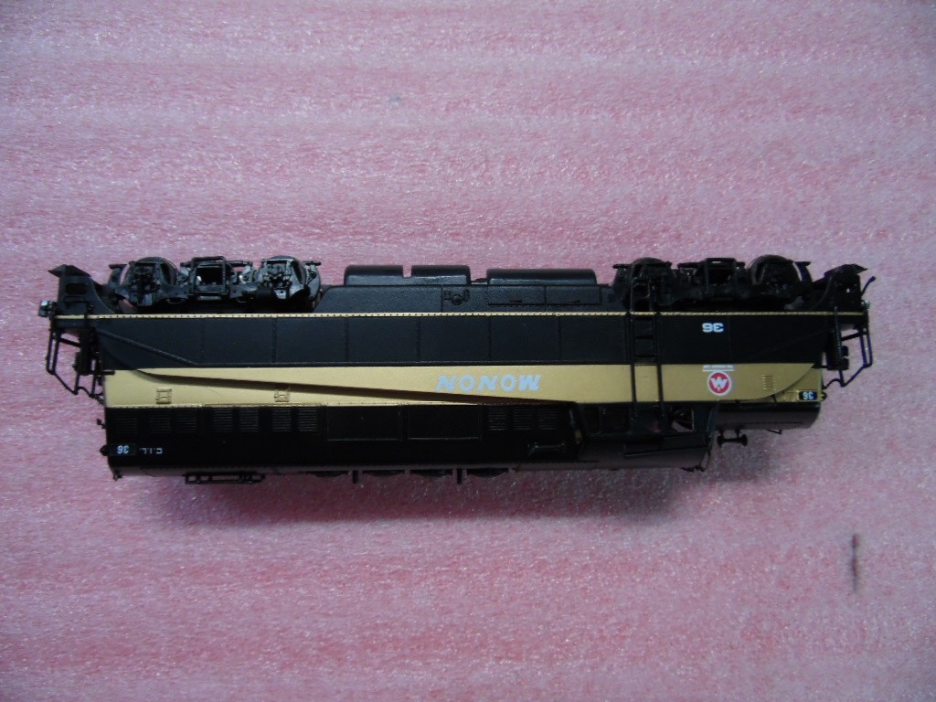 HO 36 MONON BL2 LOG TRAIN DCC “TESTED”