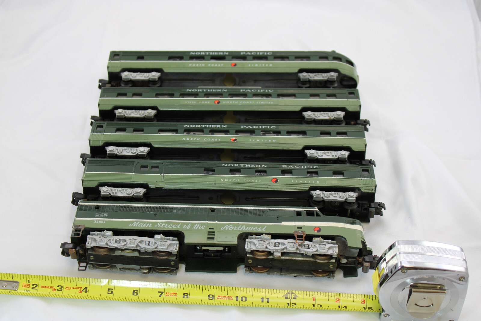 S-Gauge – American Flyer – Northern Pacific – 21551 1958 Set – 5 digit