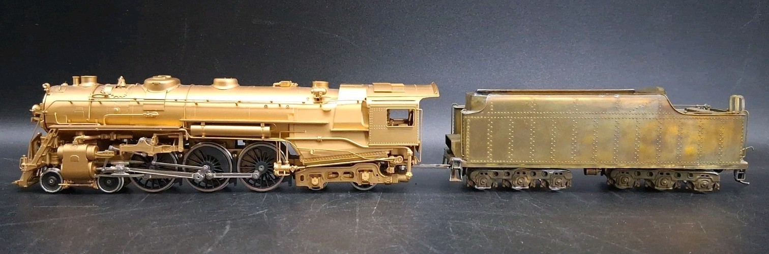 SUNSET MODELS HO Gauge BRASS NYC 4-6-4 Walscharts valve Locomotive & Tender