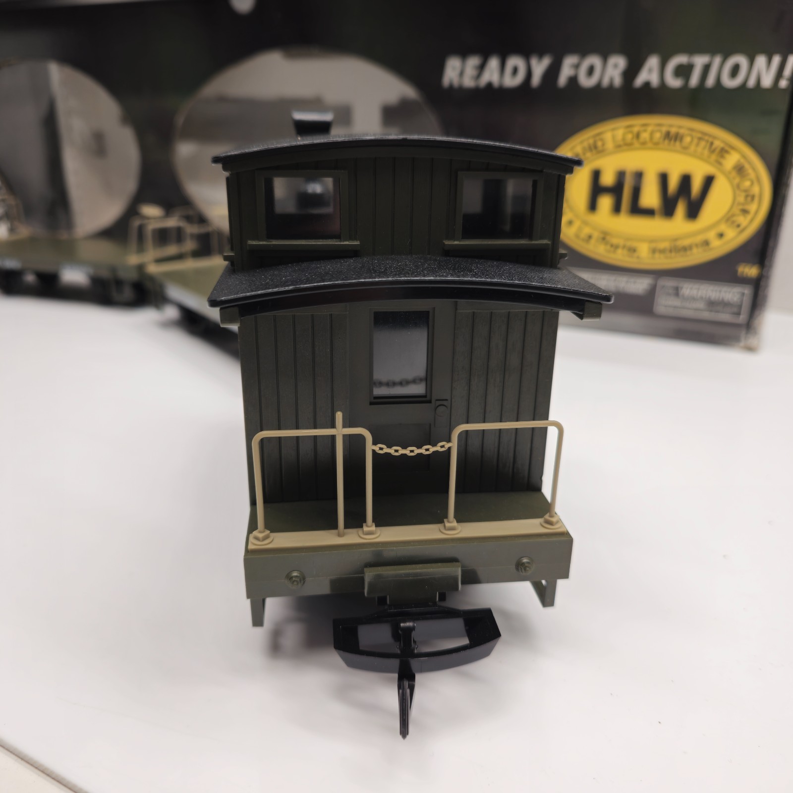 Hartland Locomotive Works 3rd Brigade Army Train Set Mack Licensed No Cord