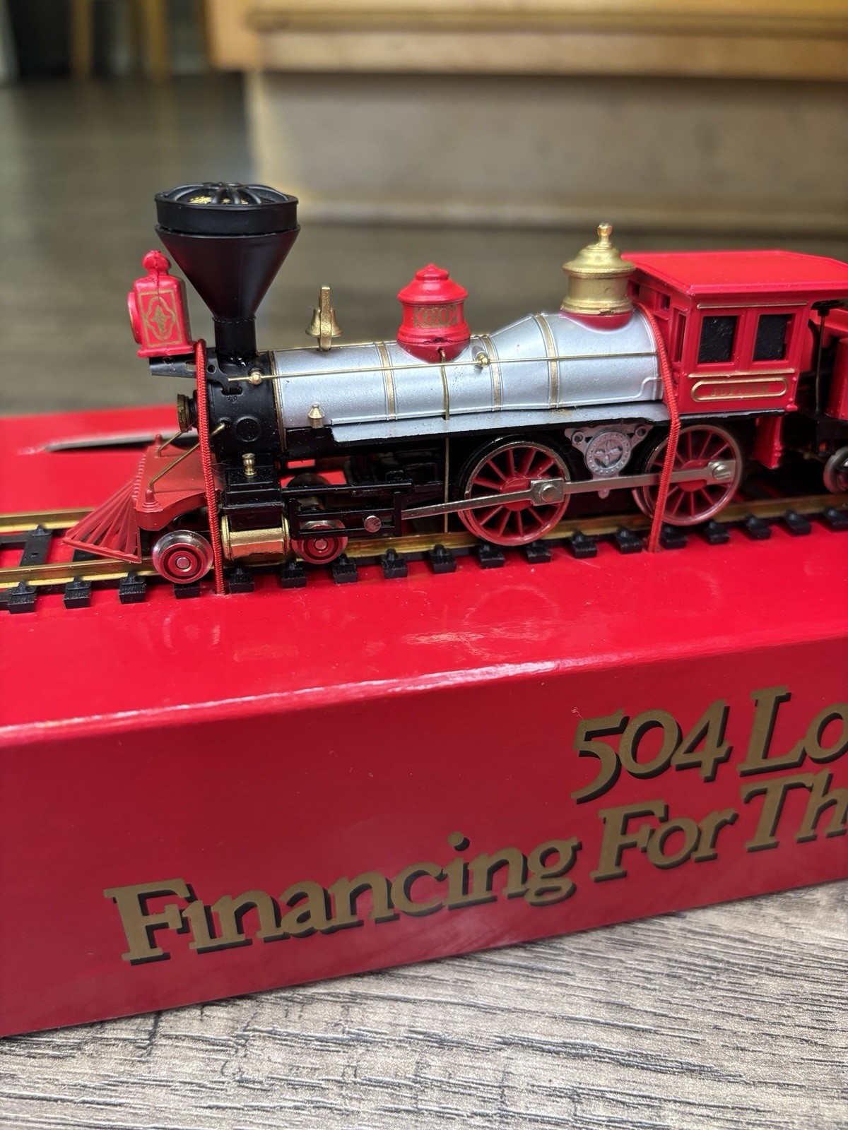 RARE Bachman HO Scale Jupiter 4-4-0 Loco SBA 504 Promo Box Conductor Hat TESTED