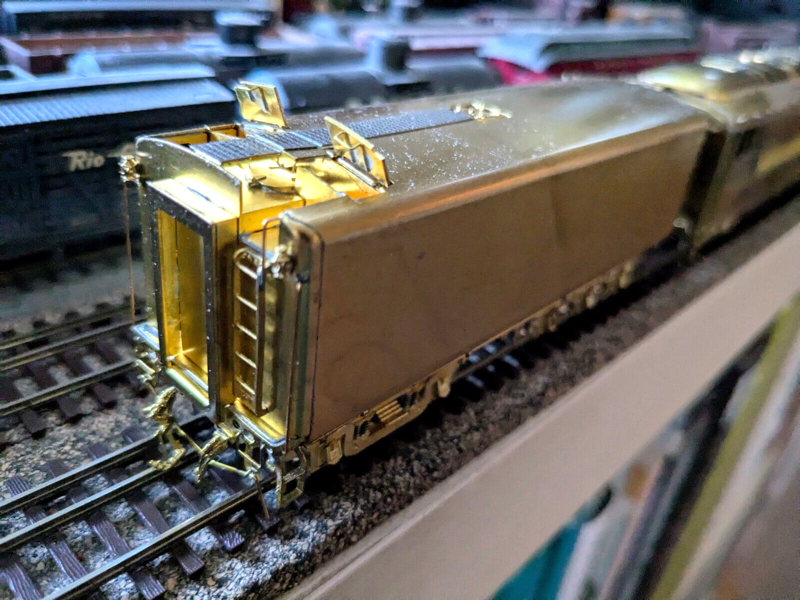 **1 OF 100! OVERLAND BRASS MILW RD CLASS A 4-4-2 #3-4 MODERNIZED HO *”RUNS G@@D!