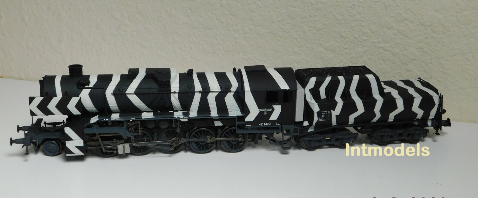 Liliput 131503 BR42 2-10-0 German WWII – Winter-Camo, DRG HO DCC Rdy ERA II