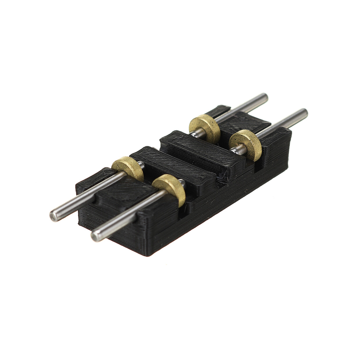 8Pcs 1/87 Model Train Wheels Ho Scale Metal Treadmill Track One-axis Module