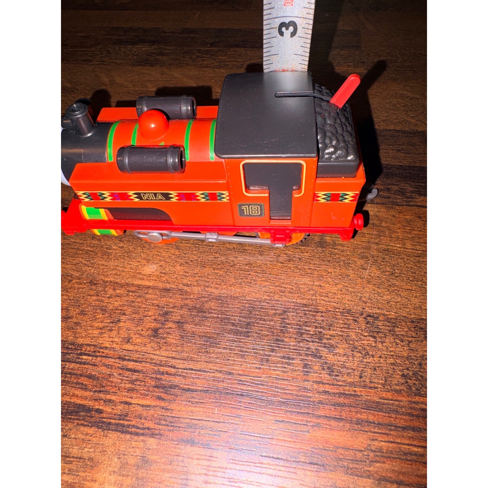 Thomas & Friends TrackMaster Nia Motorized Toy Train Engine Orange Number 18