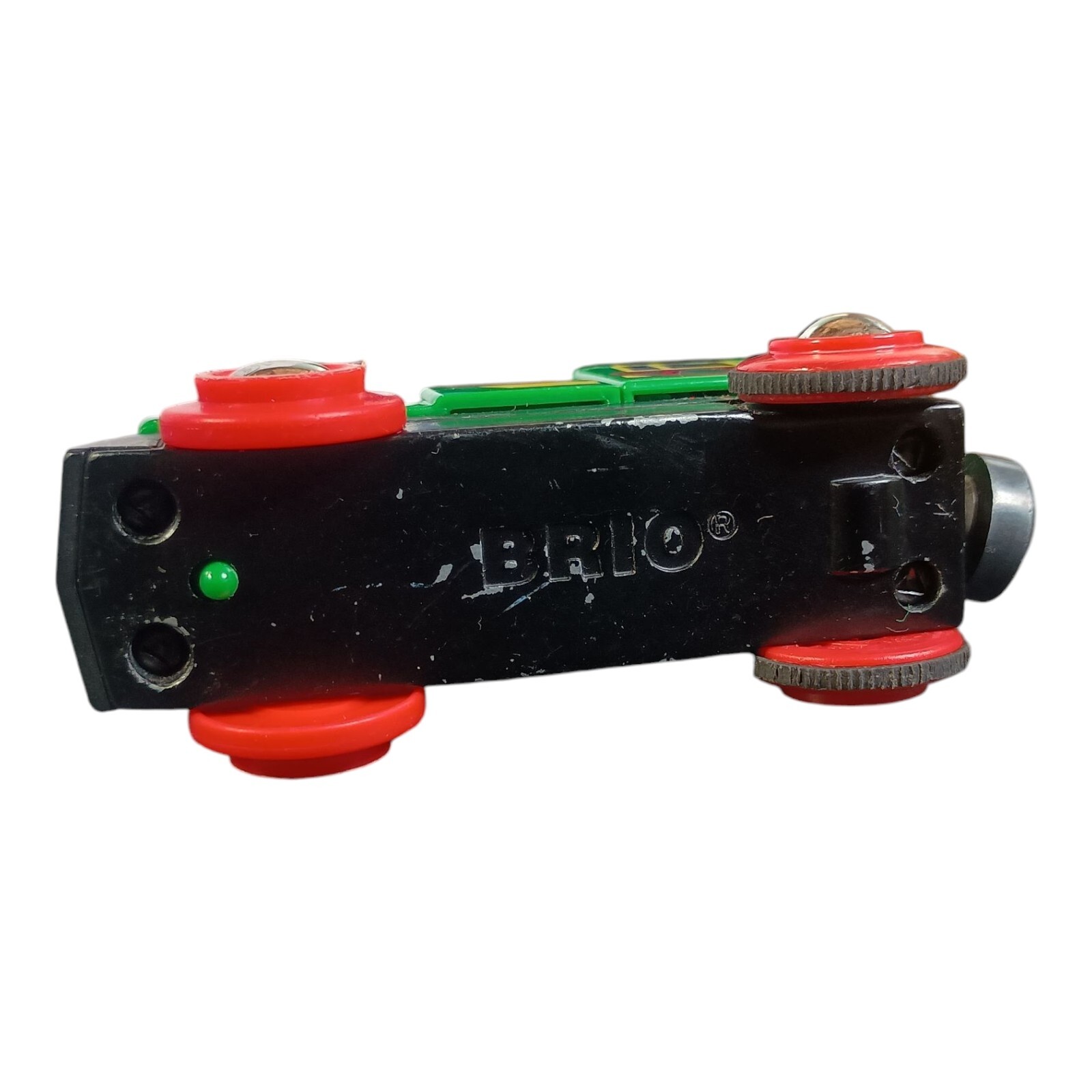 BRIO Electric Locomotive Train Toy – Green, Black, Red & Yellow N8165