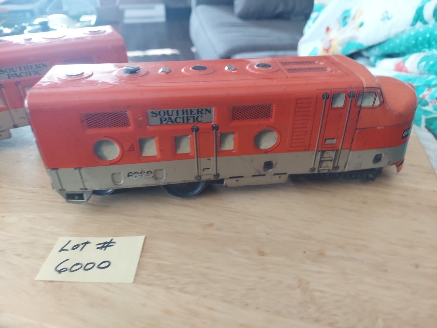 Marx Train 6000 Southern Pacific Diesel Locomotive metal Lot #6000