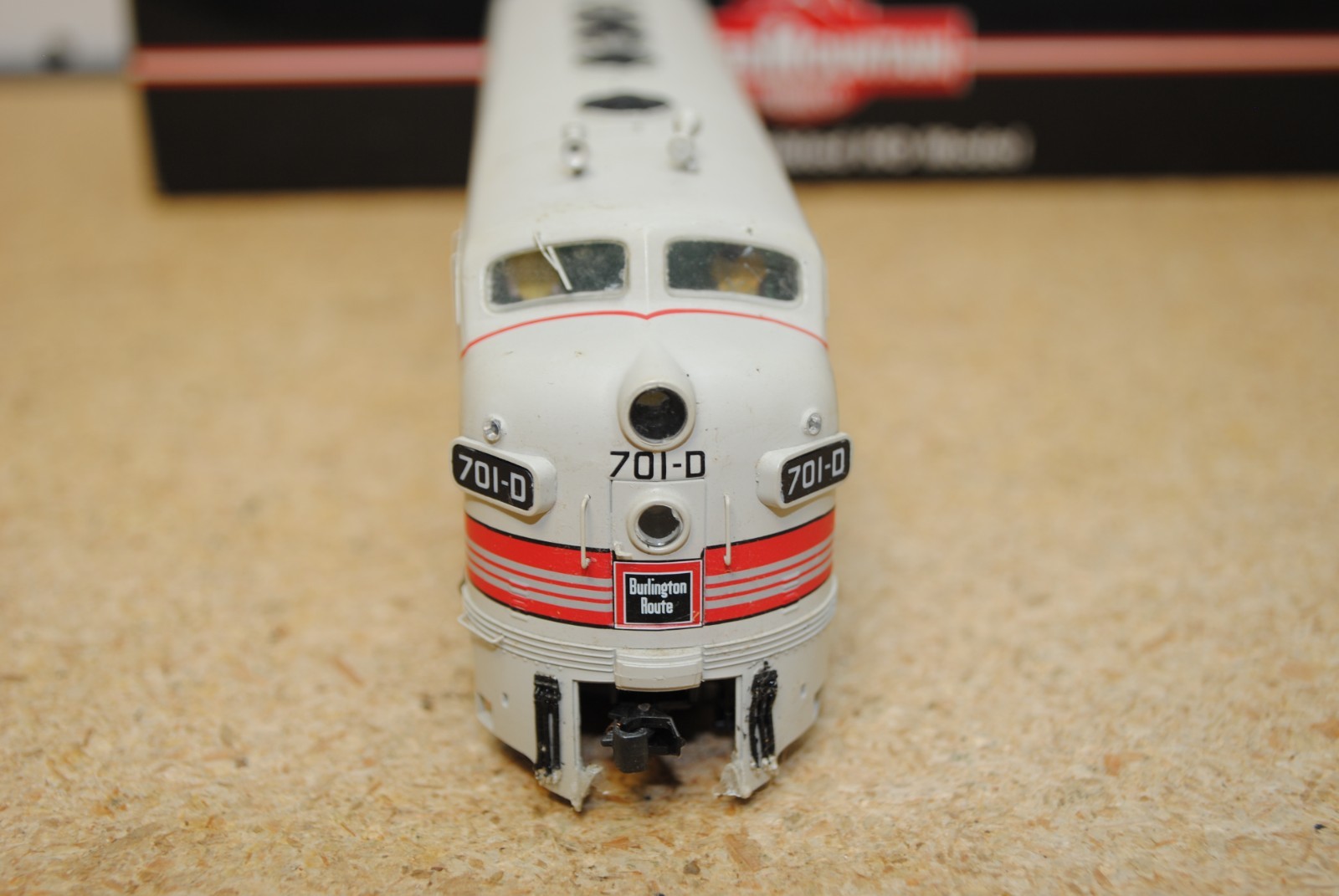 InterMountain Railway Co. 49007-08 CB&Q Burlington #701D EMD F7A Diesel Loco HO