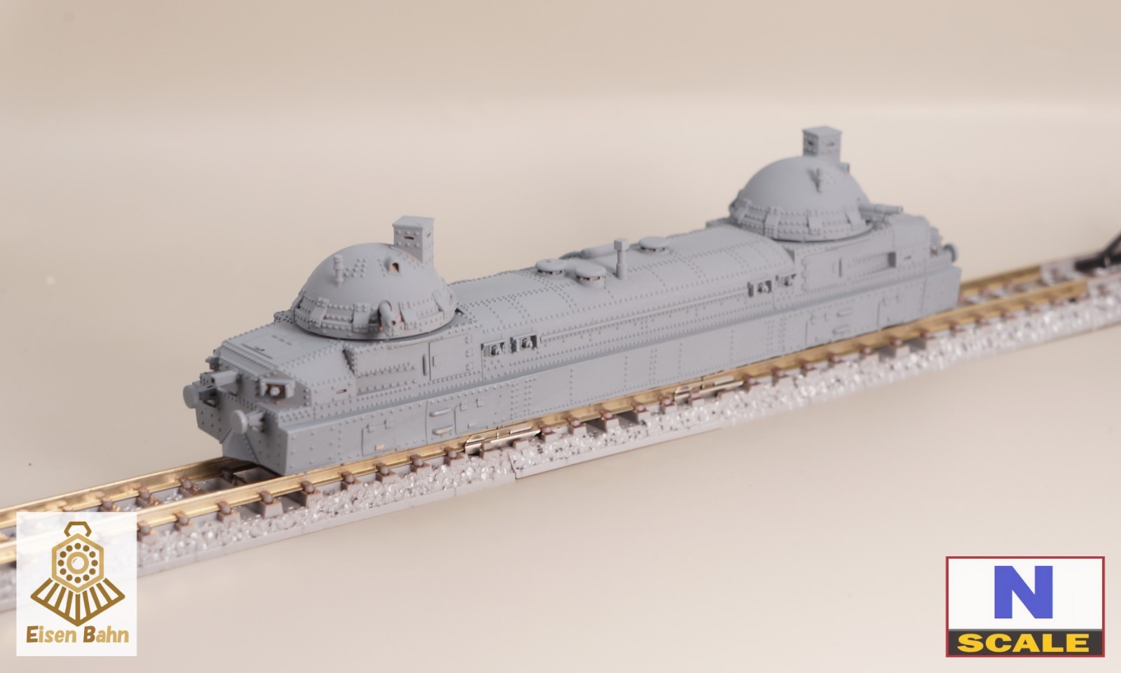 1/160 (N-scale) Russian Zammurets Armored Train resin kit (motor not included)