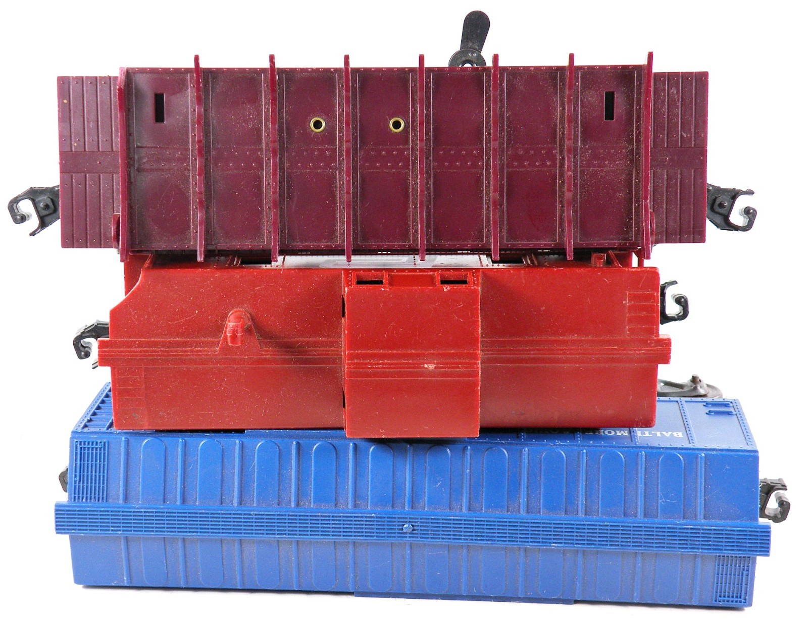 Marx 666 Loco w/Smoke & Assorted Cars /6/