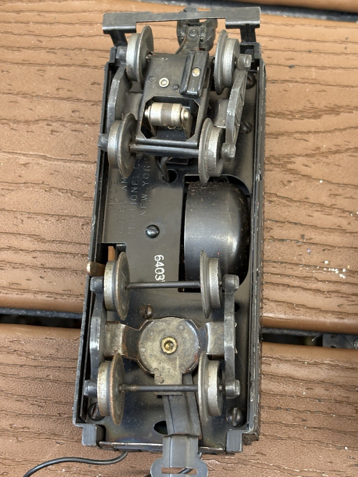 Lionel No 1656 Steam Switch Locomotive,Slope Back Tender 6403B,Box 6654W POSTWAR