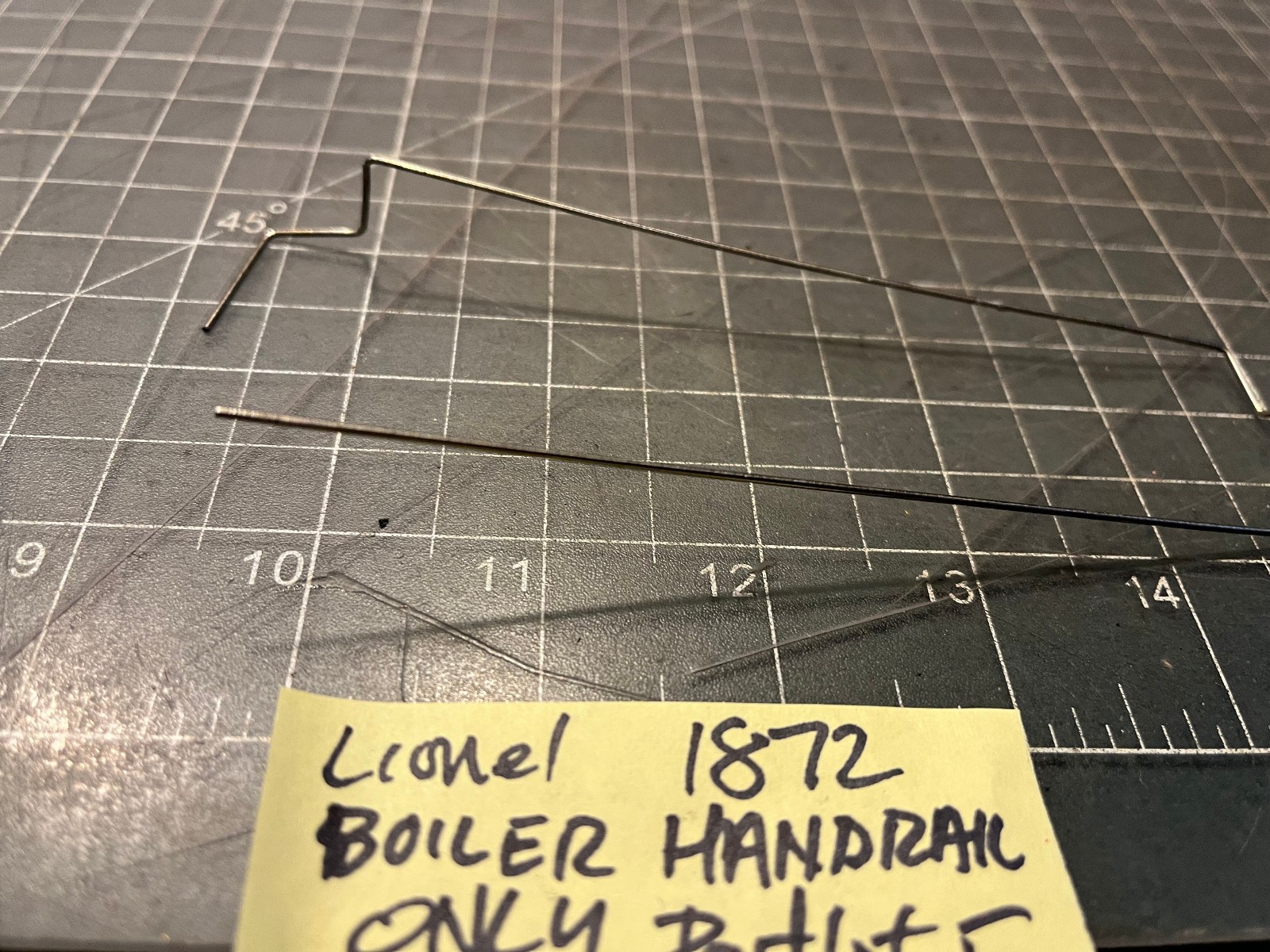 Lionel O Train The General 1872 Locomotive BOILER METAL WIRE HANDRAIL PART LOT F