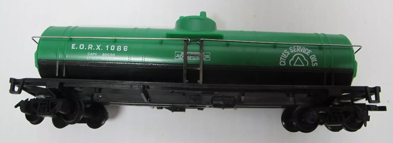 Model Power~Santa Fe Tank Car Cities Service Train Car~8032~HO Scale~NIB
