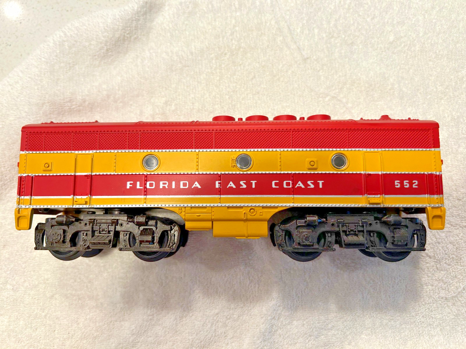 MTH RailKing O 3-Rail #RK2007L/RK2012B F3 A+B+A Diesel Set Florida East Coast