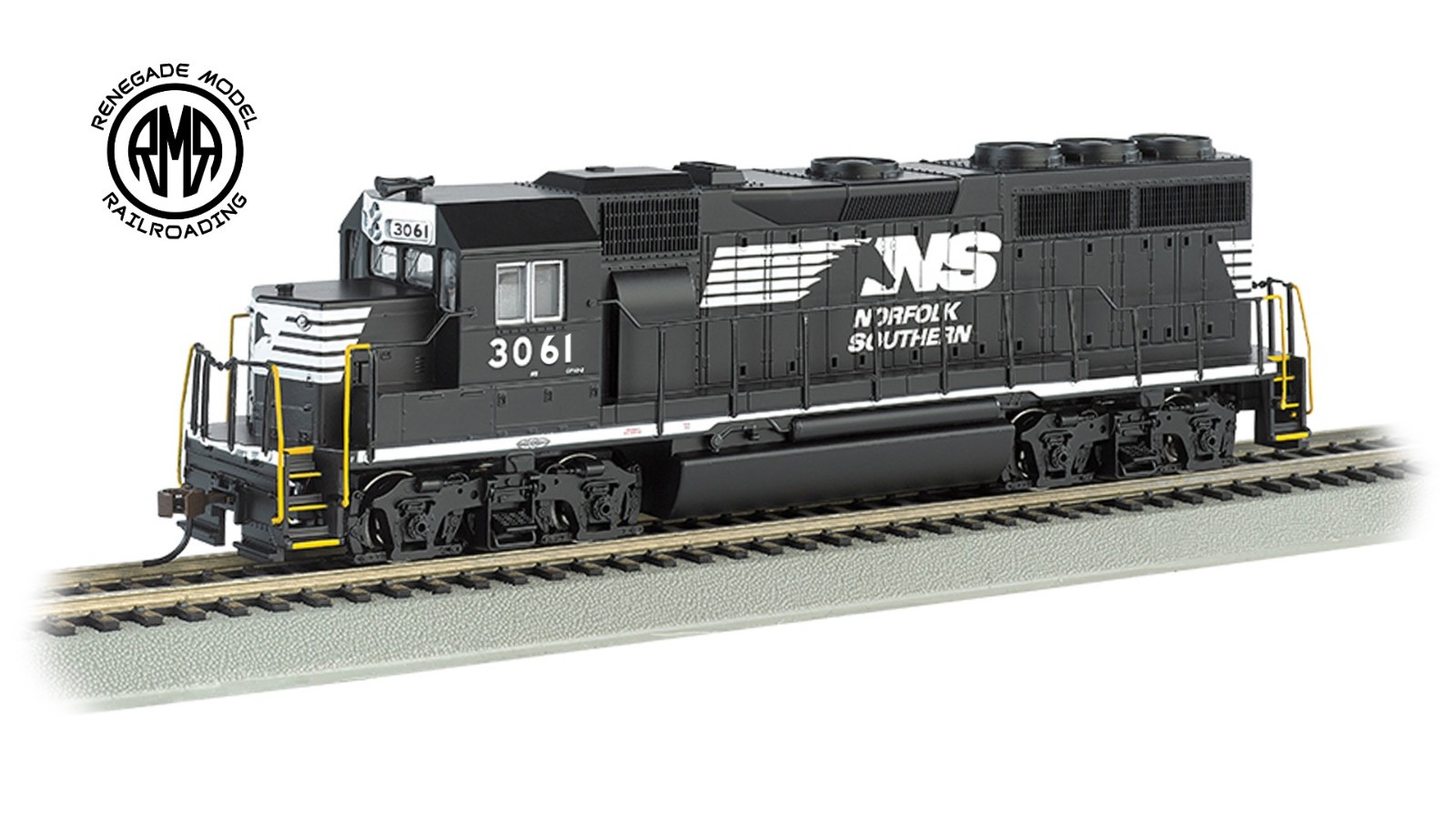 Bachmann HO 66309 EMD GP40 Norfolk Southern #3061 DCC Sound Value