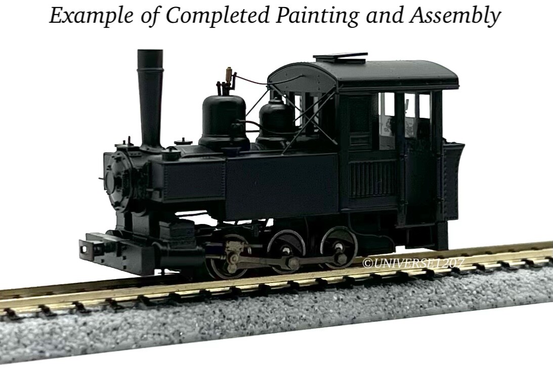 HOn2-1/2/HOn30/HOe Imon 0-6-0 Porter Steam Locomotive Senpoku #3 Kit H0e Engine