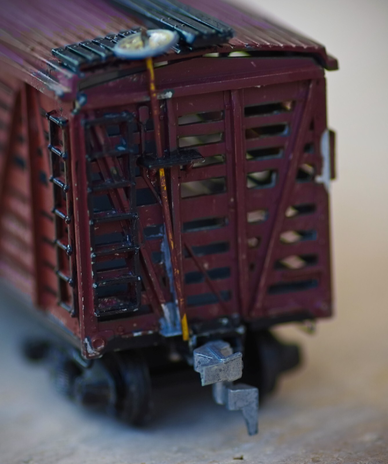 VINTAGE Athearn Roundhouse CATTLE CAR 45291 HO Made in USA 1950’s