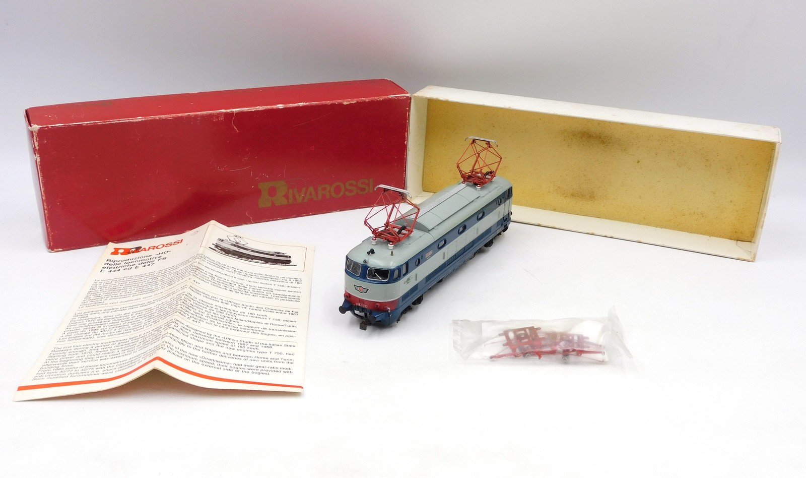 Rivarossi 1481 Electric Locomotive E 447 027 FS Tartaruga Train 1:87 H0