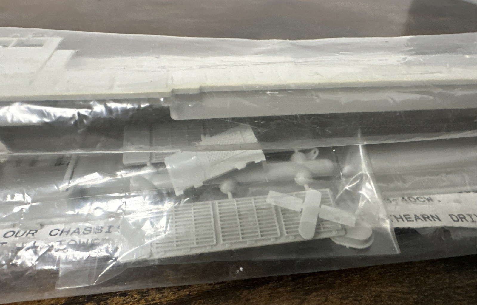 Rail Power Products HO Scale Dash 8-4CCW w/ATSF Cab Undecorated Shell NIP!