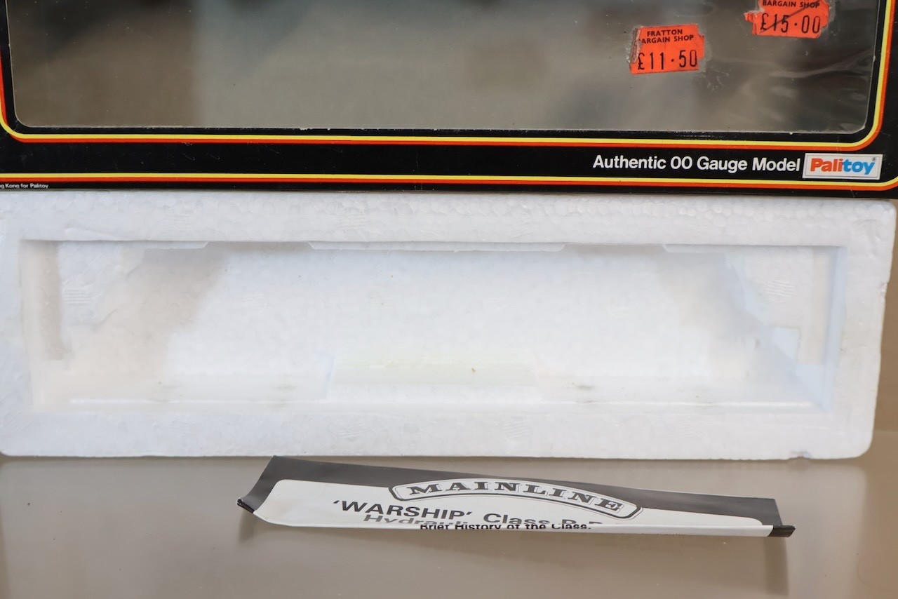 MAINLINE 37-064 EMPTY BOX for BR WARSHIP CLASS 42 DIESEL LOCO D824 HIGHFLYER op
