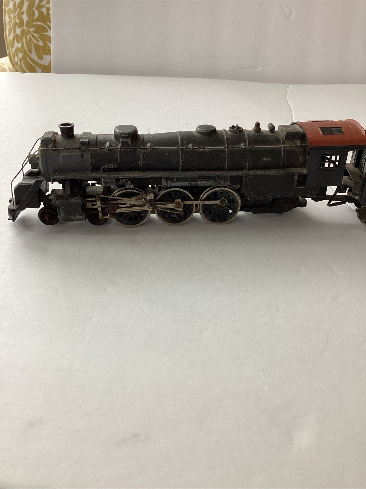 Vintage Unbranded Train Heavy Metal Locomotive