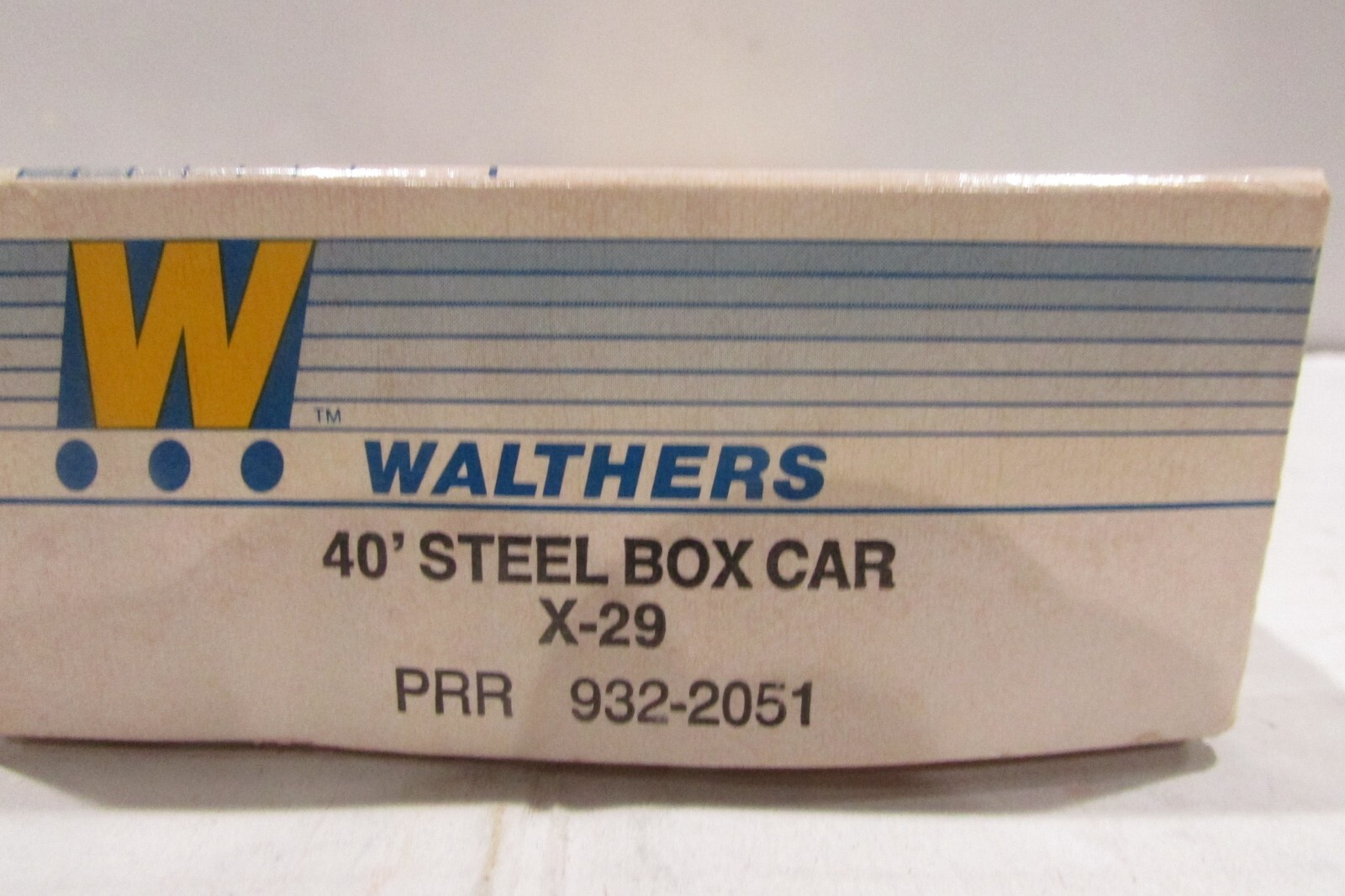 Ho Scale Walthers 932-2051 40′ Steel Box Car x-29 Pennsylvania R.R 568659