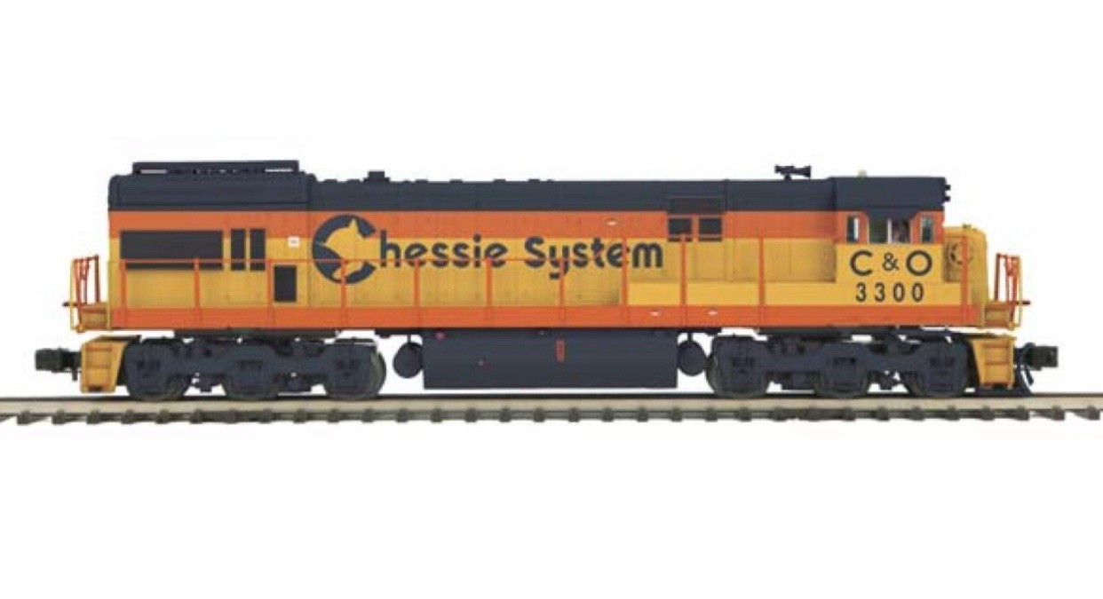 MTH PREMIER CHESSIE SYSTEM U30C (#3301) DIESEL ENGINE PS2! 20-2845-1 O SCALE