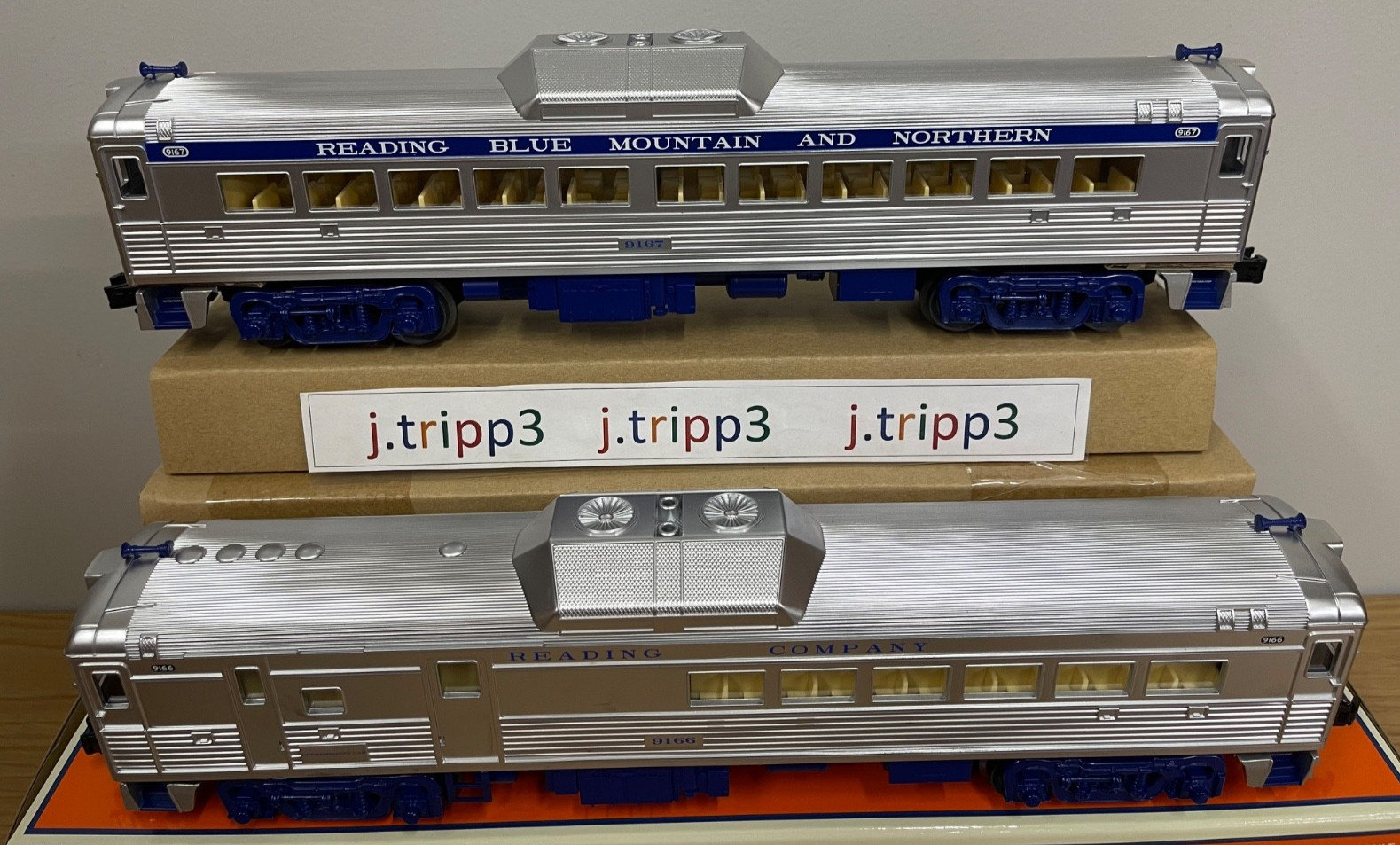 Lionel 2335230 Reading & Northern RDC Budd 2 Car Set LionChief 2.0 Train O Gauge
