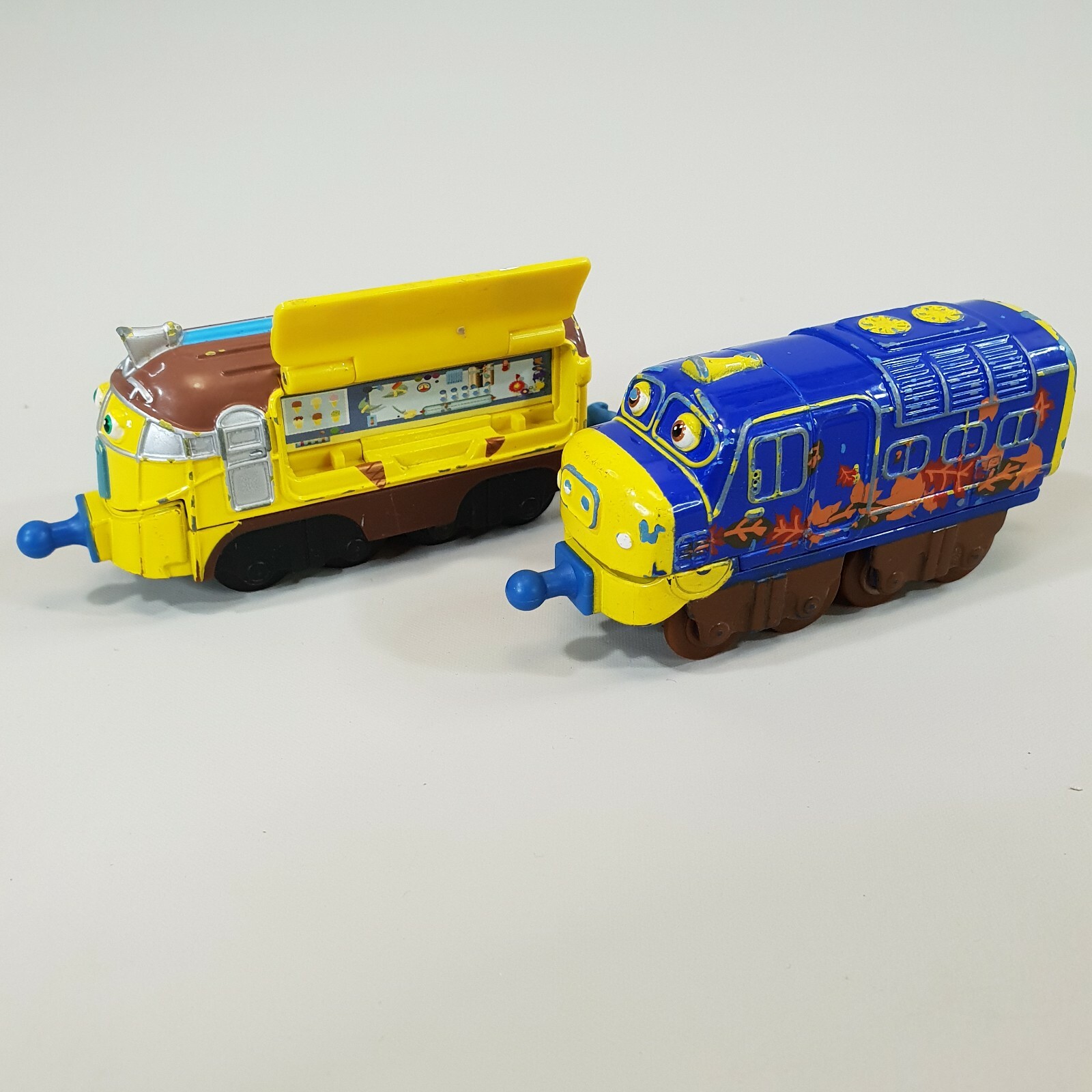 Chuggington Diecast Trains Frostini and Fall Brewster Learning Curve 2010 Toys