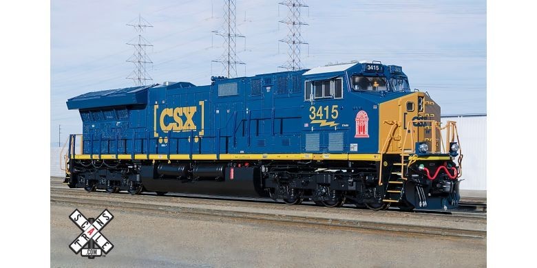 ScaleTrains Rivet Counter HO GE ET44AH CSX Georgia Road, LokSound 5, SSS Speaker