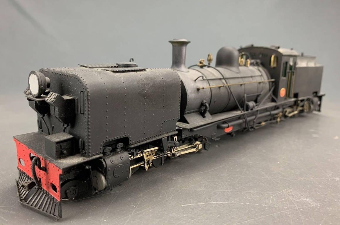 1:43 7MM On2 Backwoods Brass NGG16 Class 2-6-2+2-6-2T Beyer-Garratt RTR O3278