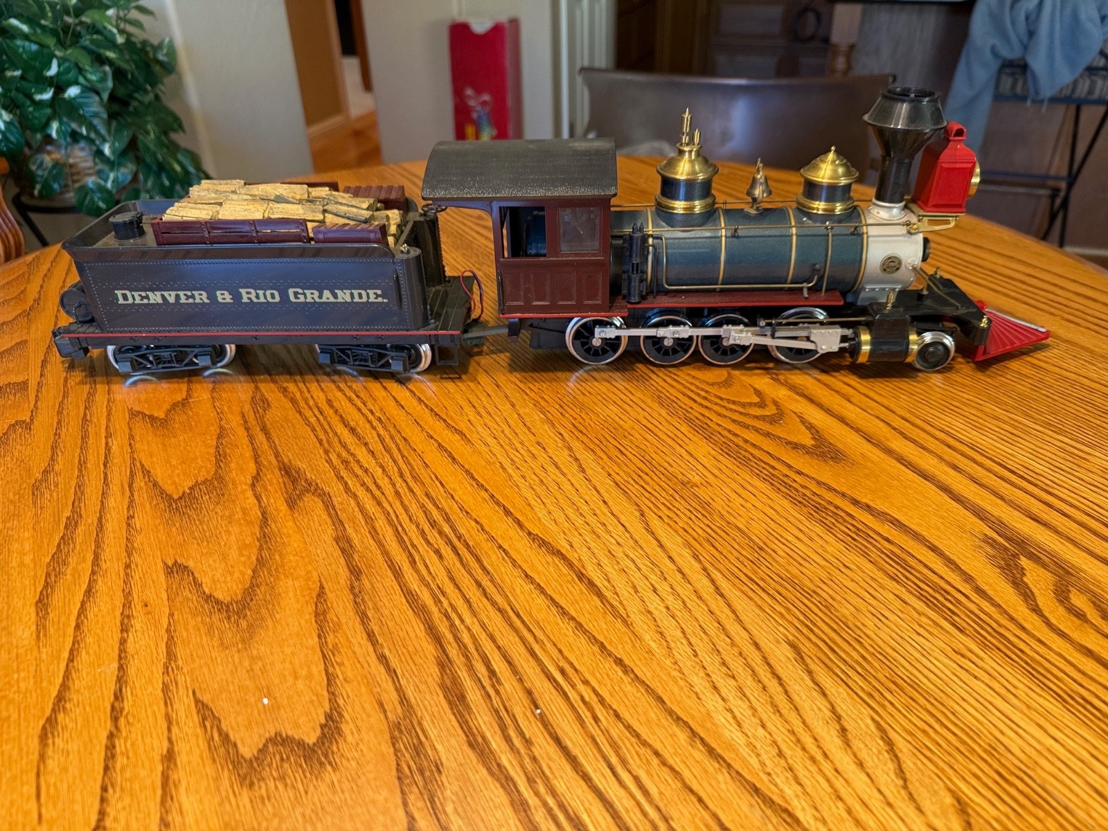 Delton Locomotive Works G Scale C-16 Locomotive & Tender, Excellent