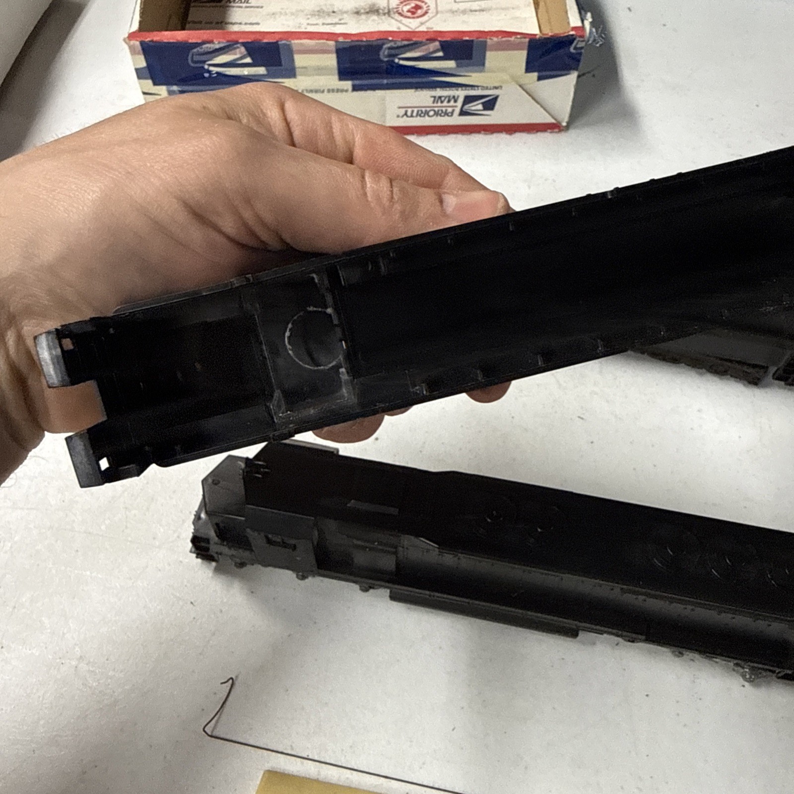 Athearn HO 4160 SD45 Powered Undecorated Black Diesel Locomotive lot