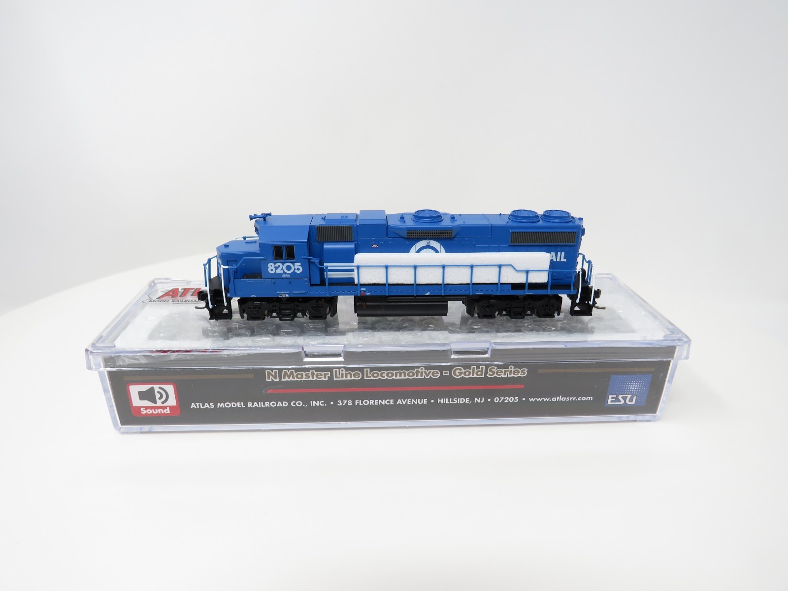 Atlas N 40004841 DCC ESU LokSound Conrail EMD GP38-2 Phase II Diesel Locomotive