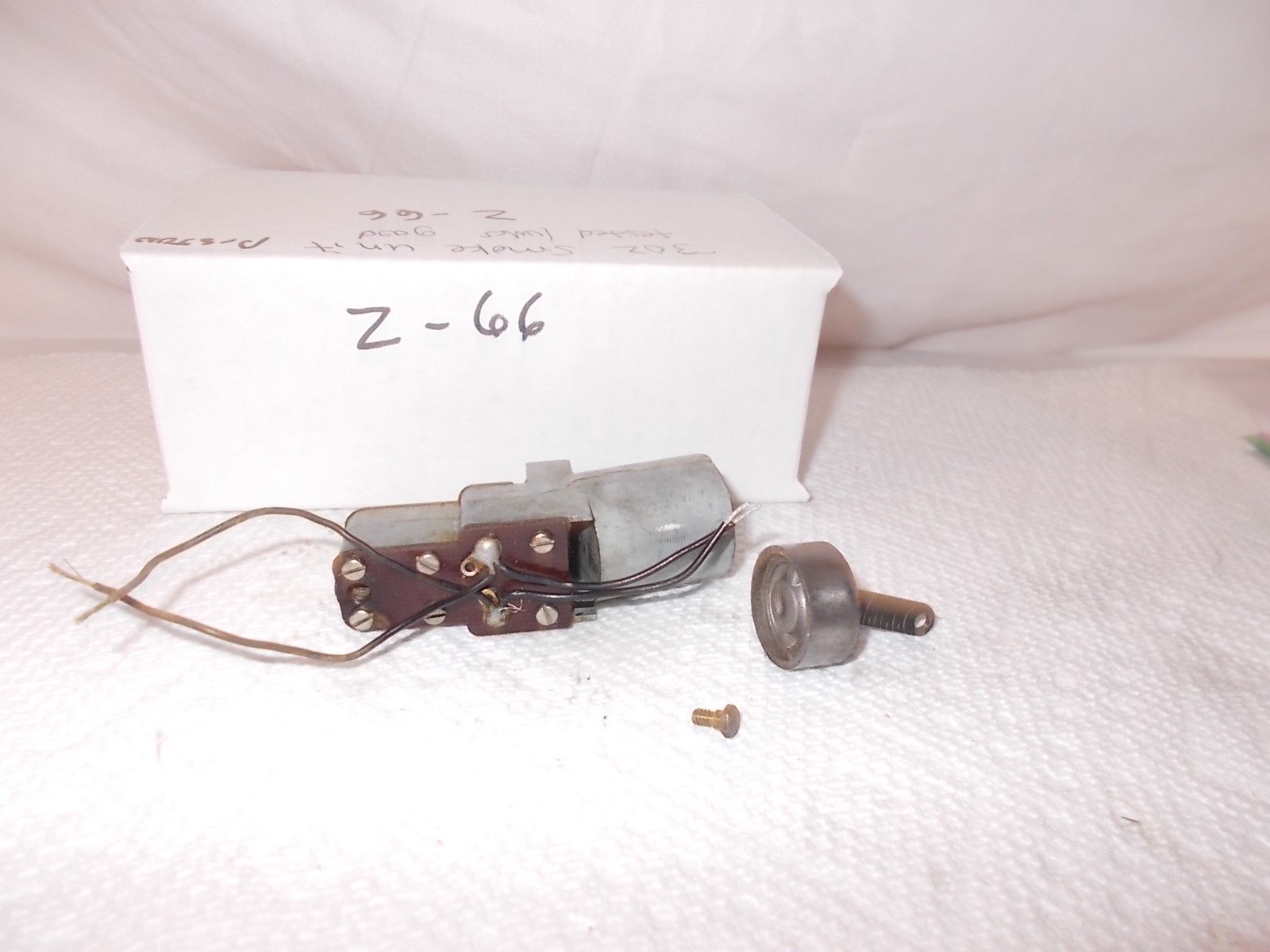 AMERICAN FLYER SMOKE UNIT WITH PISTON FITS MANY WORKS GREAT LOT #Z-66