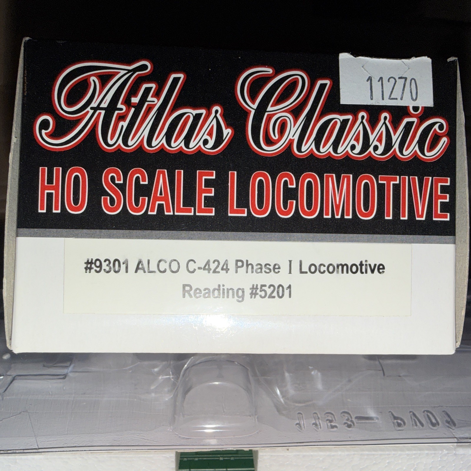 Ho Scale Atlas 9301 Alco C-424 Reading Locomotive Phase I 5201