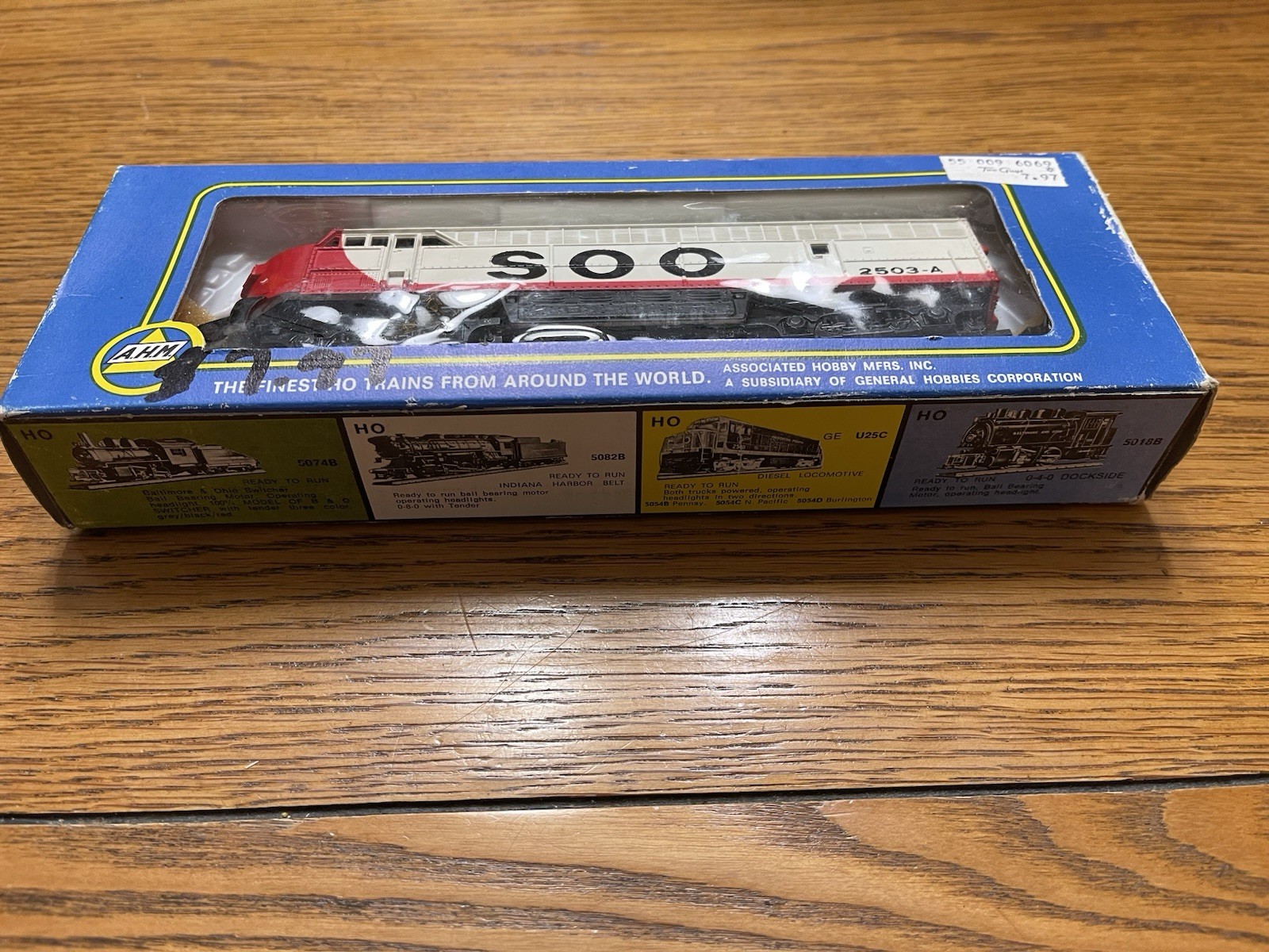 AHM HO SOO Line Locomotive #2503-A – Railroad Train Loco 5024 W SOO Free Ship