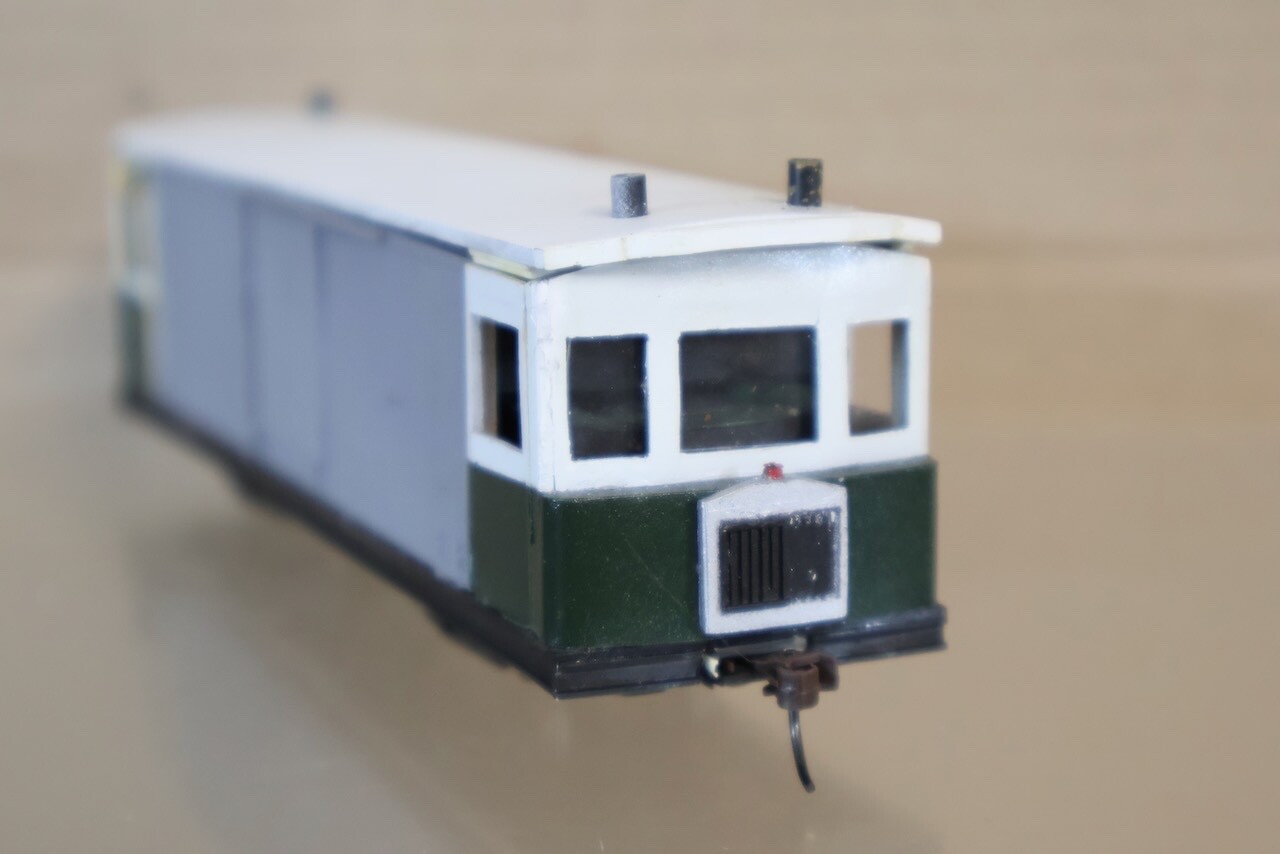 KIT SCRATCH BUILT O-16.5 NARROW GAUGE DCC FITTED WORKS RAILCAR BUS LOCO om