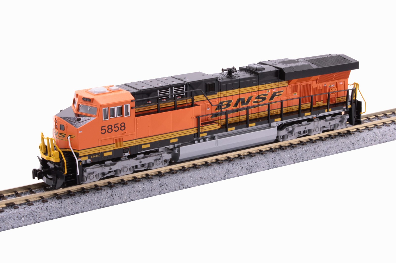 Kato 176-8958 N Scale BNSF “Swoosh” GE ES44AC Diesel Locomotive #5858 NIB