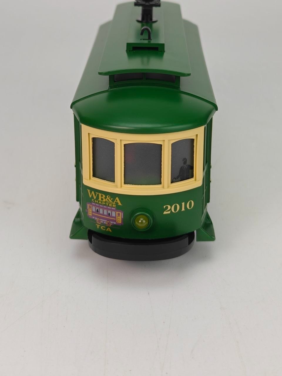 Rare MTH RailKing TCA 2010 Bump-n-Go Trolley Camden Street 2010 O Gauge Tested