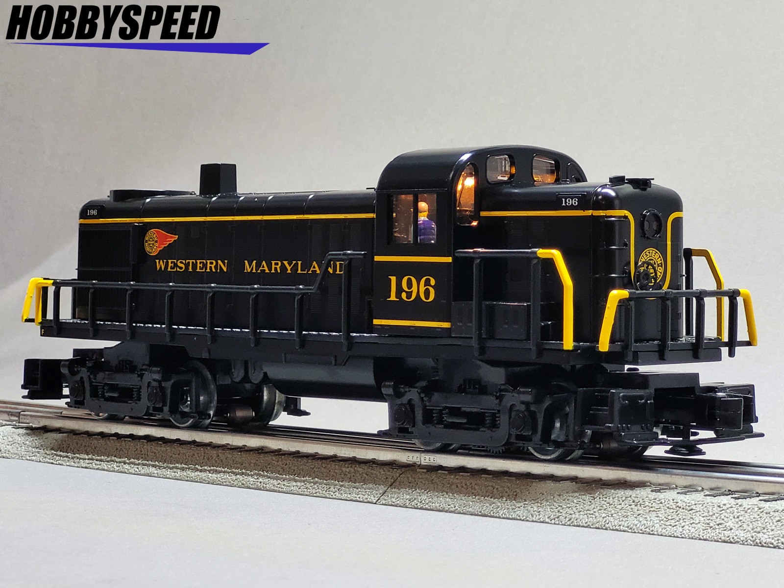 LIONEL WESTERN MARYLAND LIONCHIEF RS-3 #196 DIESEL ENGINE O GAUGE 2545080 NEW