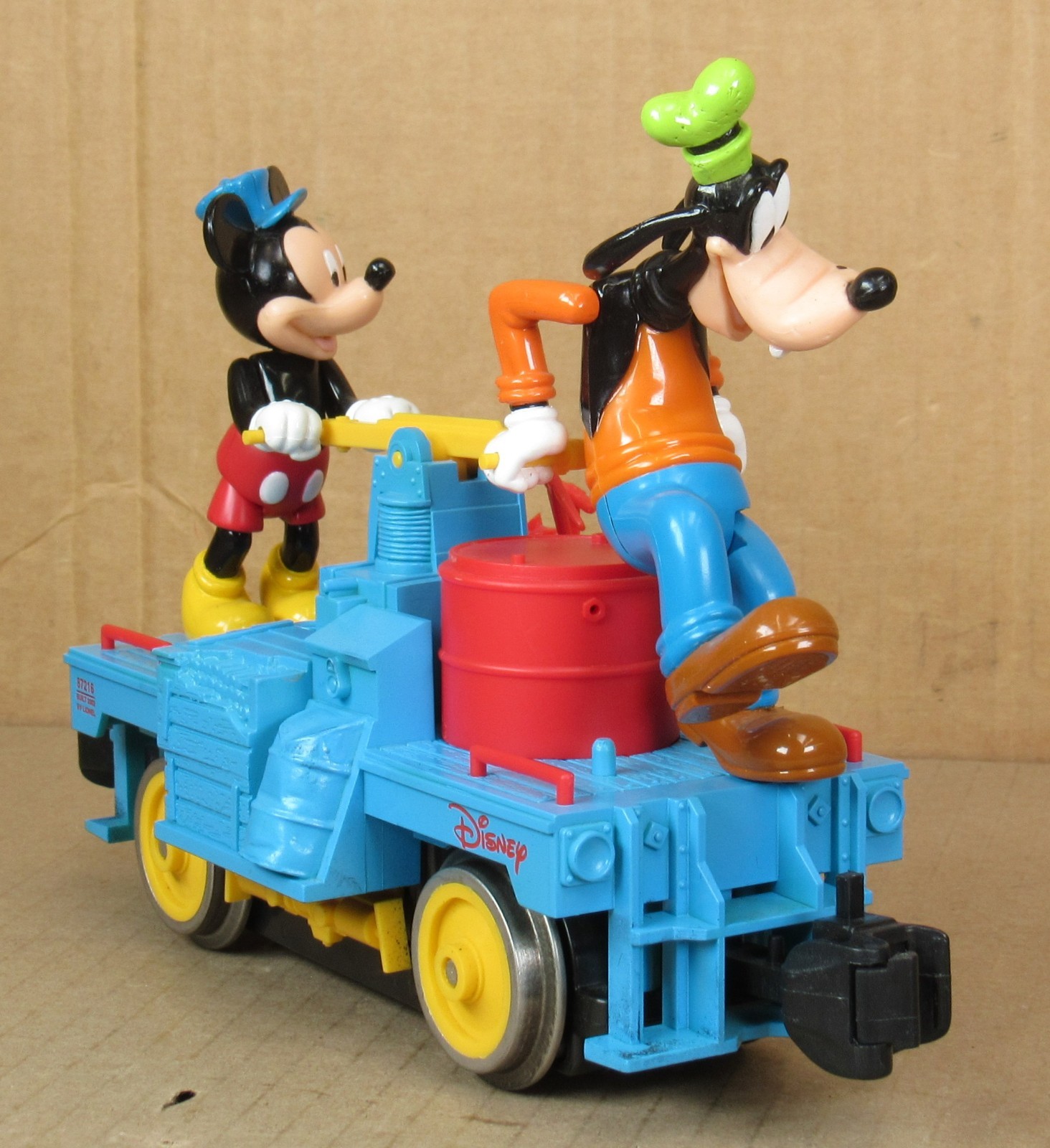 Lionel 8-87216 Disney Mickey & Goofy Handcar G-Gauge