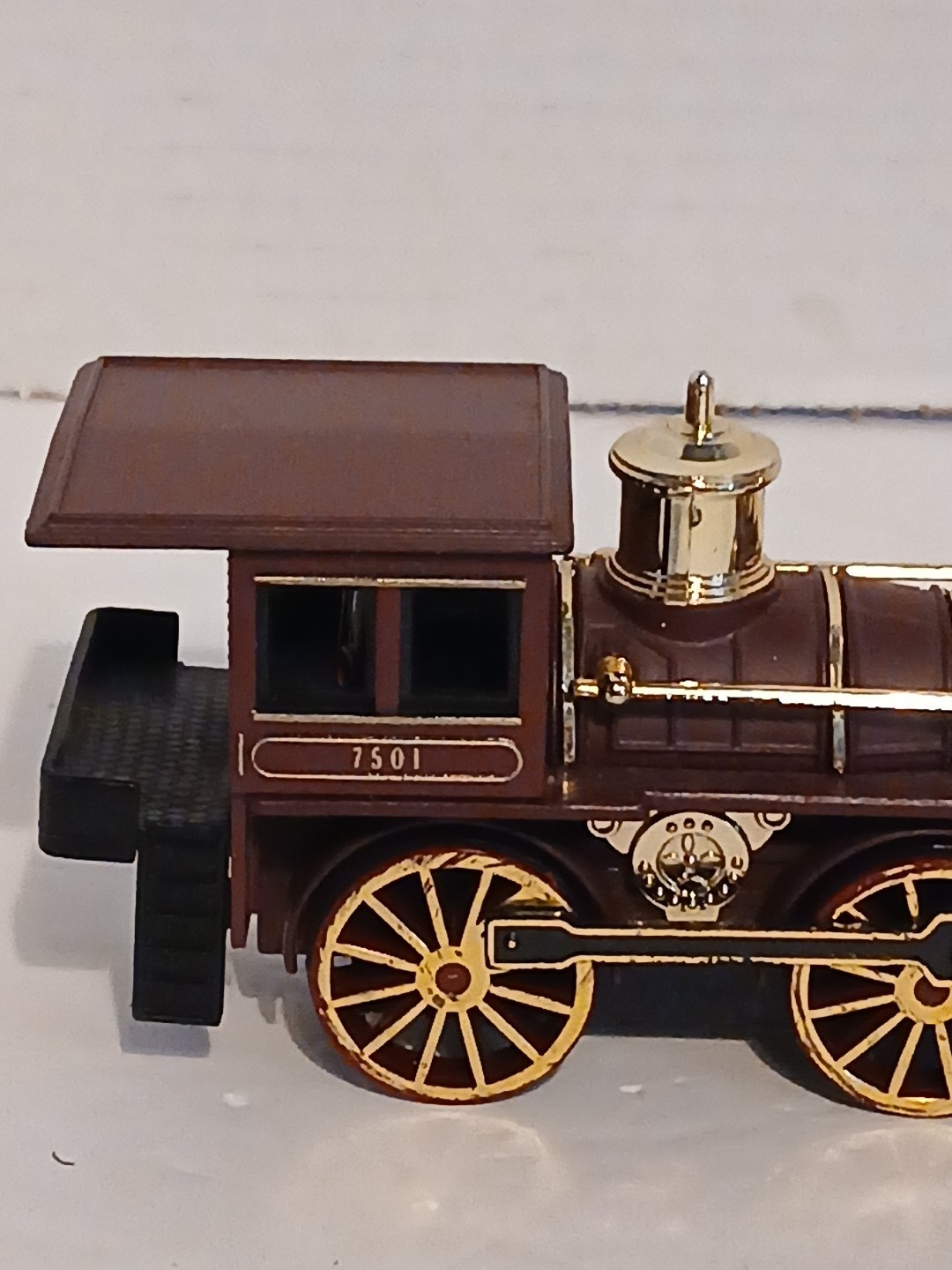 Vintage SS 7501 SUPERIOR WESTERN RAILWAY DIECAST STEAM LOCOMOTIVE
