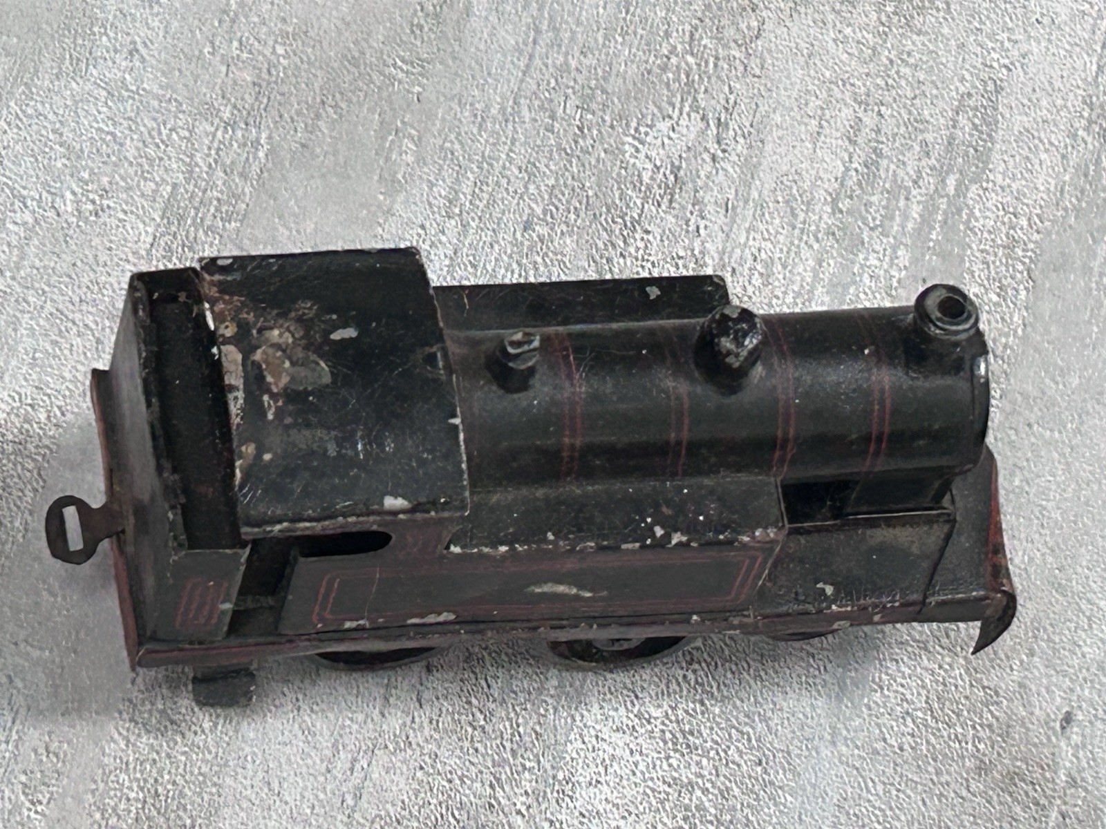 Vintage Bing Railway Clockwork Locomotive Model Toy Train No Key Un-Tested