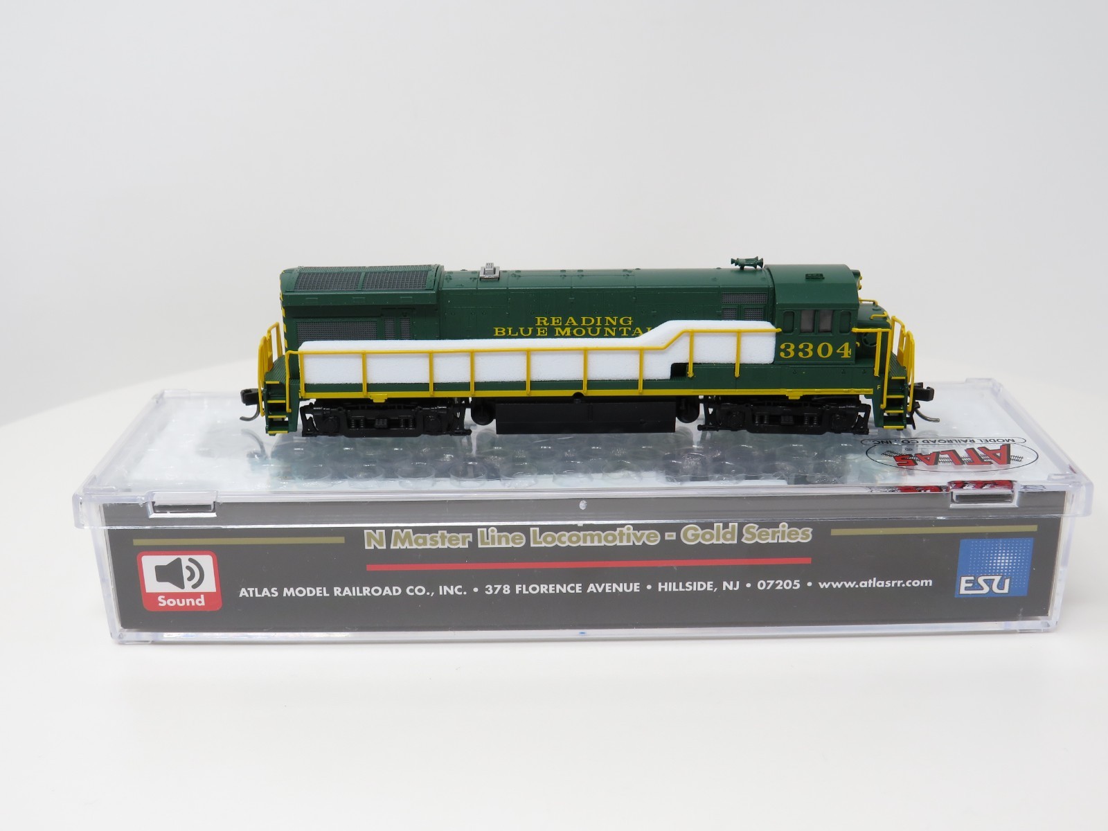 Atlas N 40005929 DCC Sound Reading Northern U33B Diesel Locomotive ESU LokSound